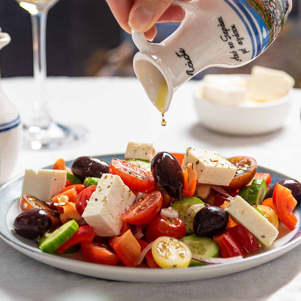 Greek salad, görög saláta